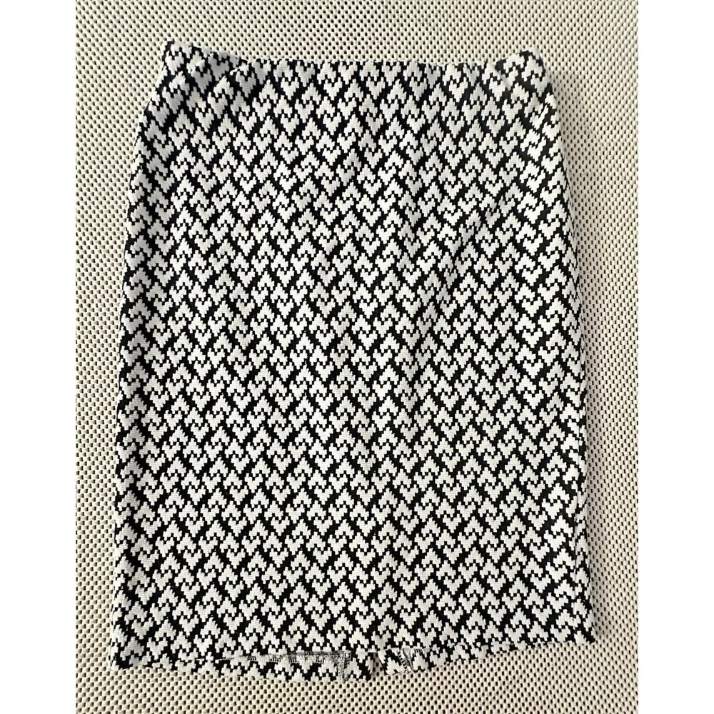 Republic Philosophy Pencil Skirt Straight Sz 6/8 Black/White Stretch Career Work